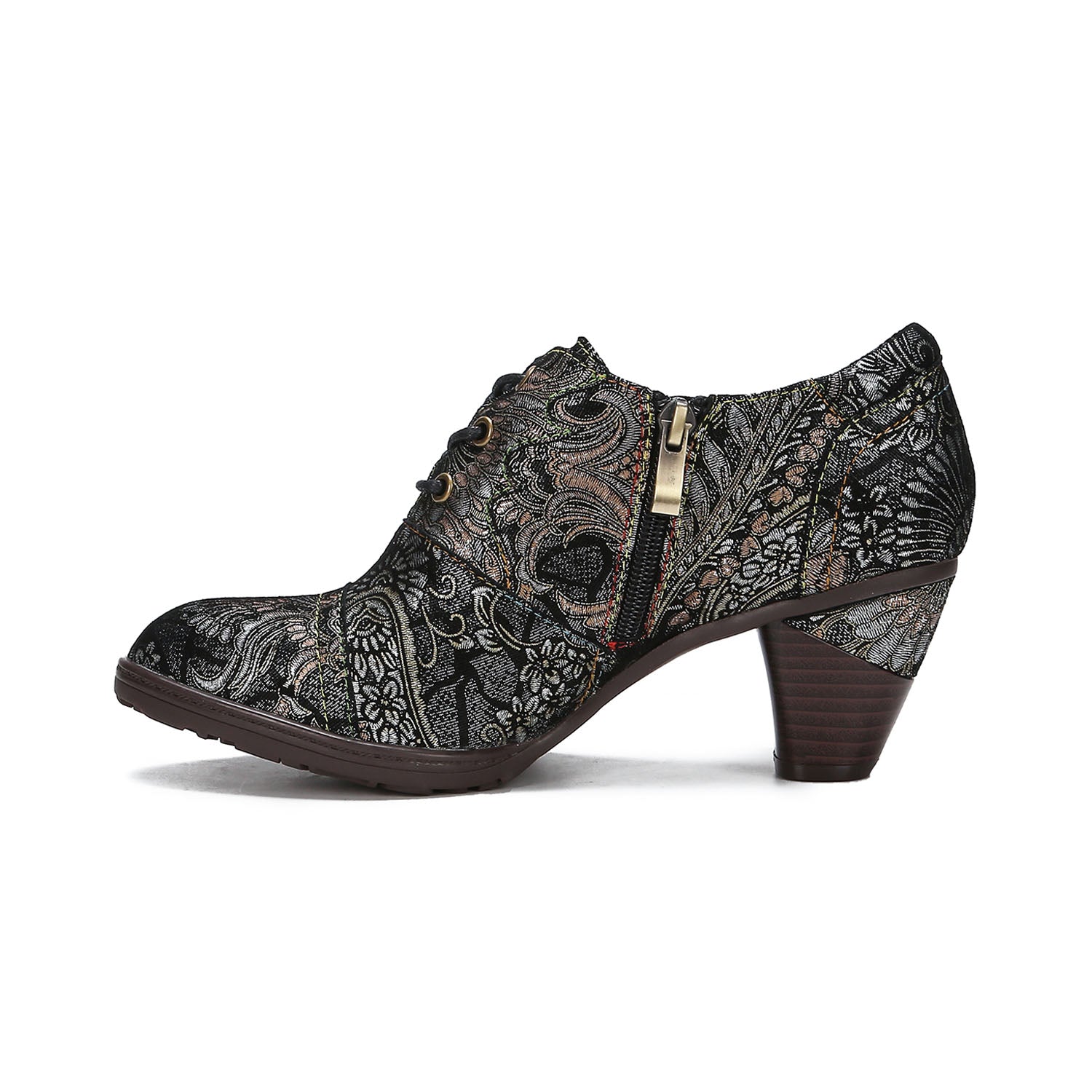 Retro Handmade Elegance Floral Exquisite Pumps