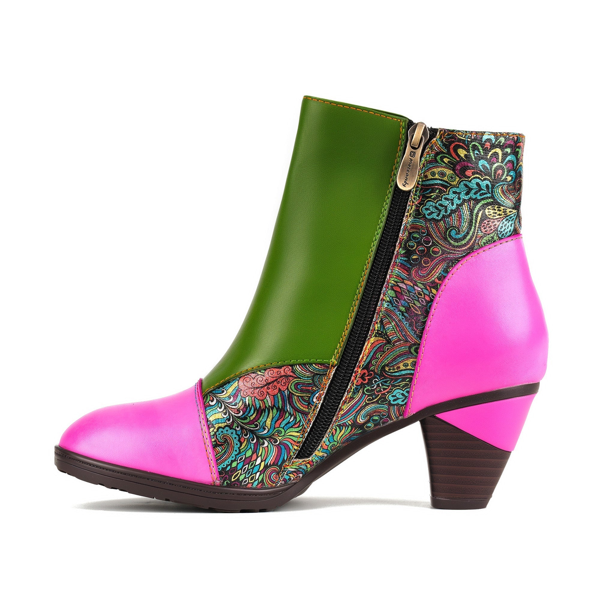Metcandy Retro Floral Fantasy Boots