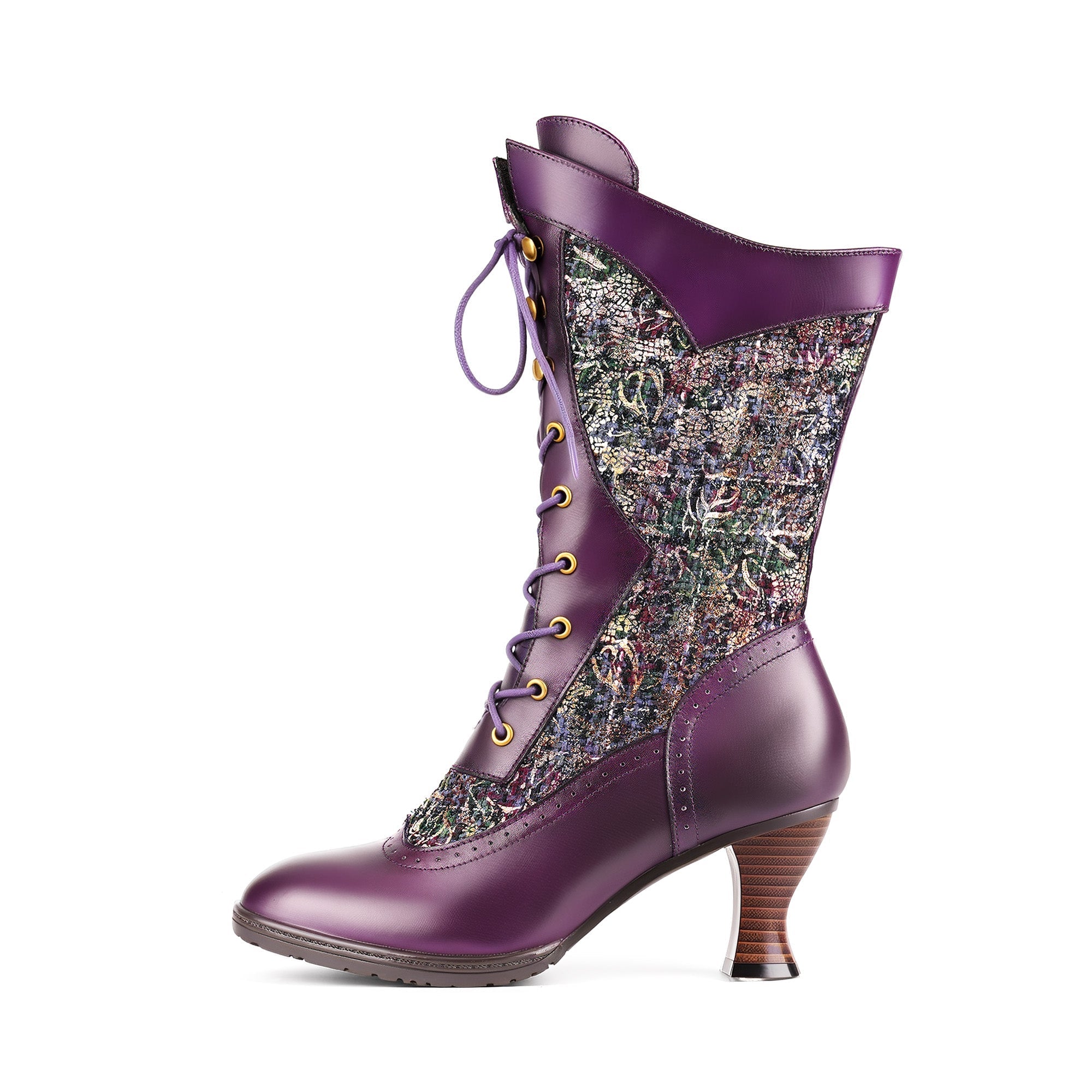 Metcandy Victorian Elegance Mid-Calf Boots