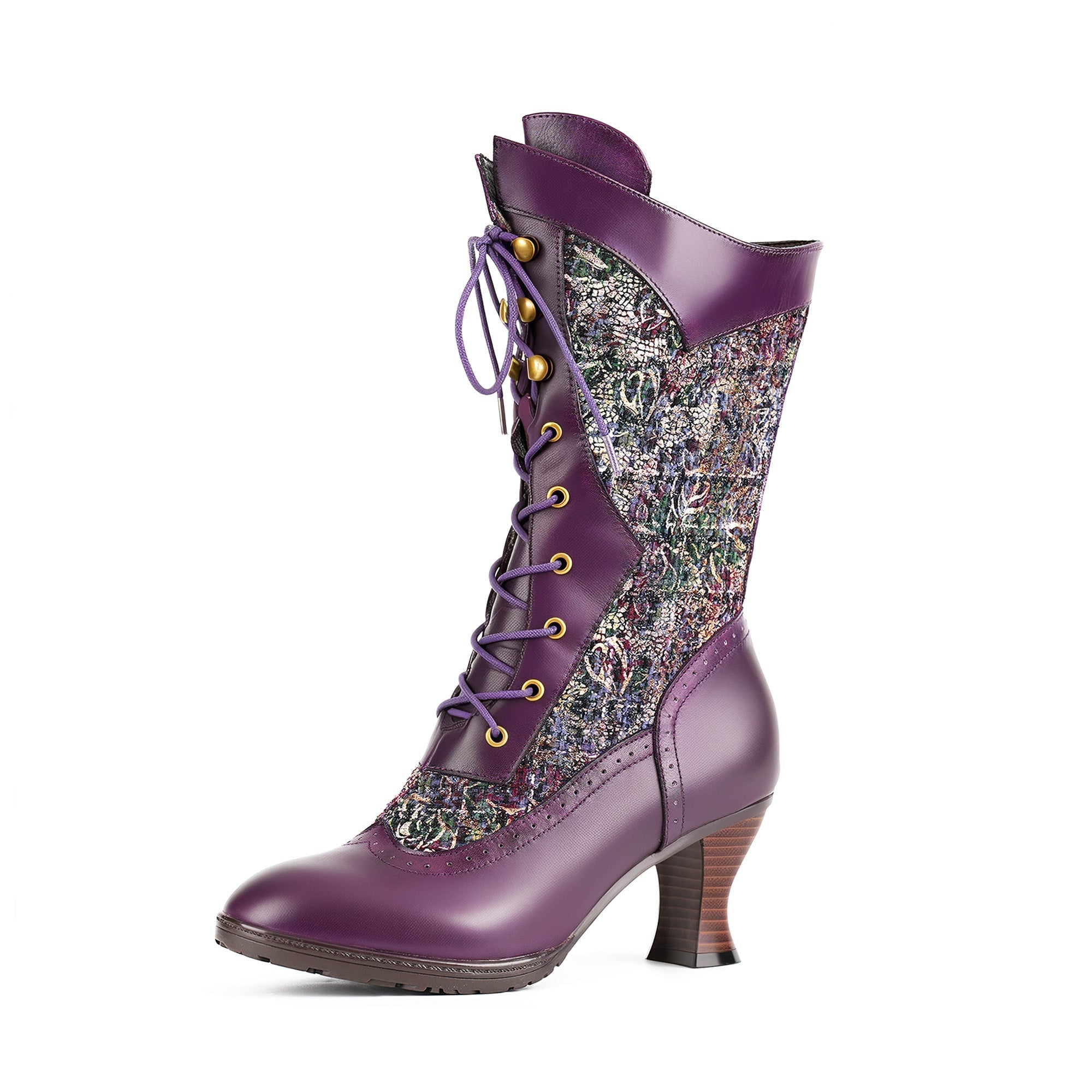 Metcandy Victorian Elegance Mid-Calf Boots