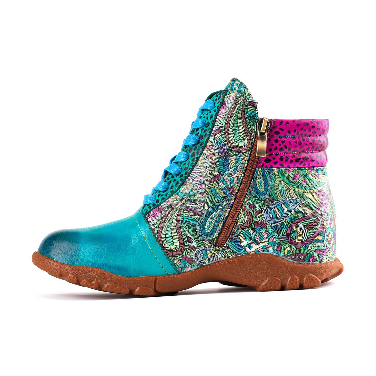Bohemian Bloom Comfortable Walking Boots