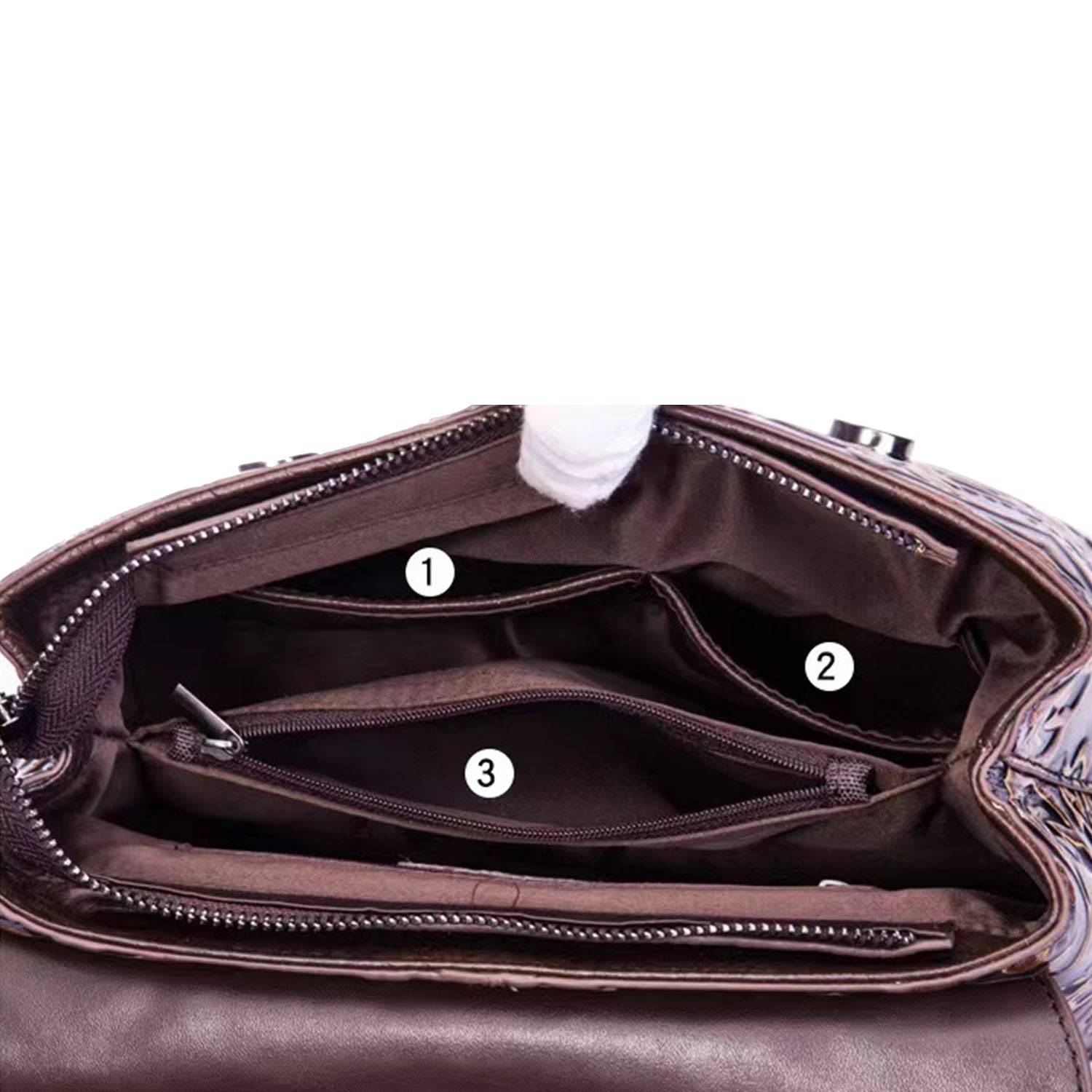 Vintage Handmade Leather Embossed Handbag