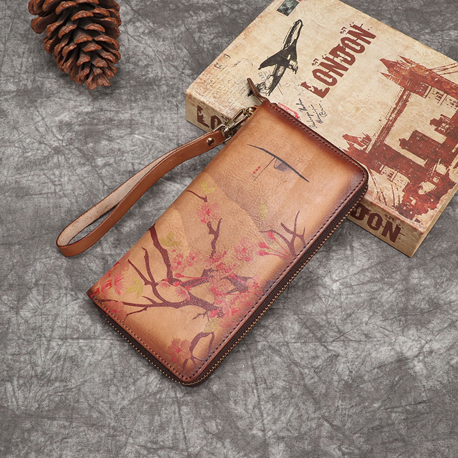 Retro Hand-painting Handmade Wallet