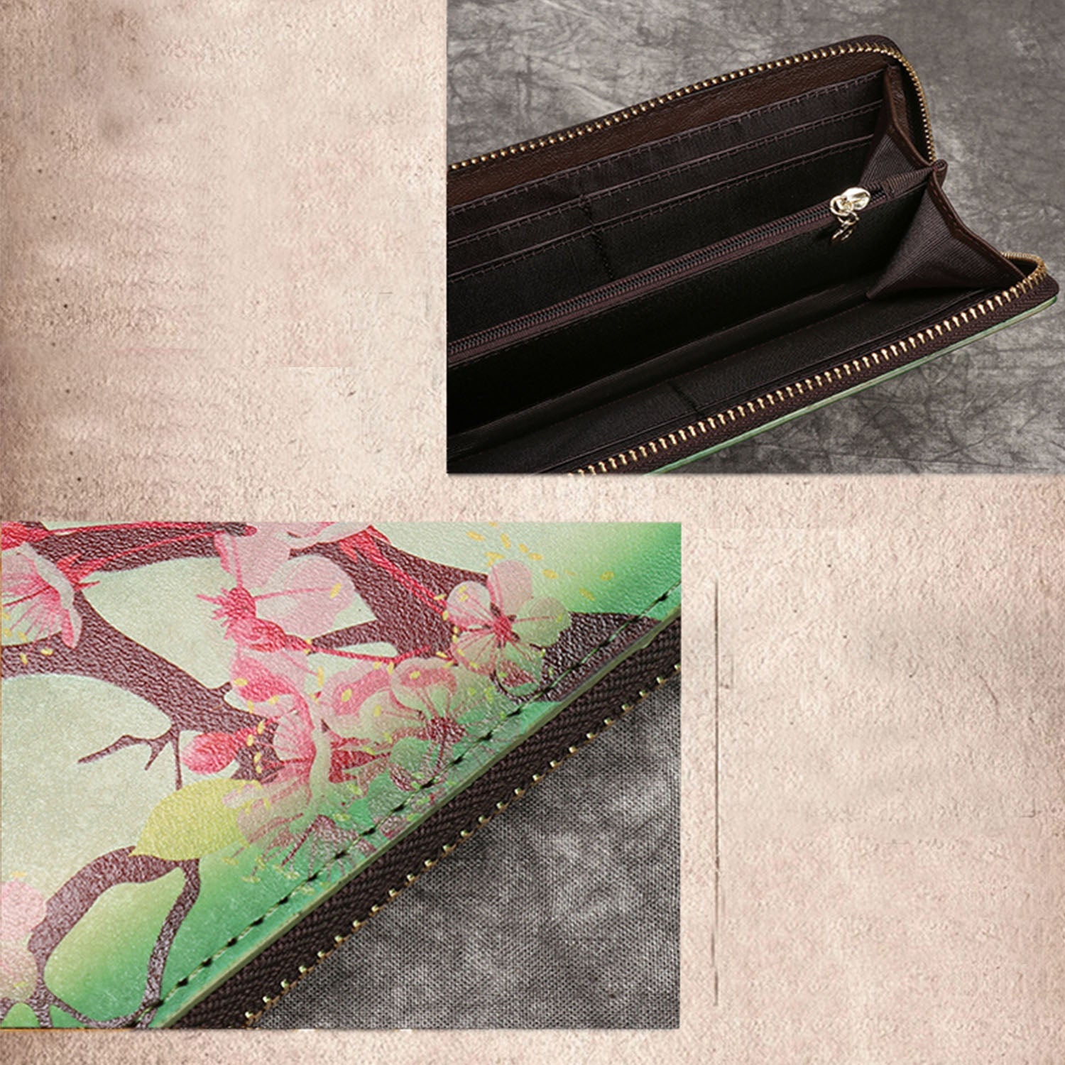Retro Hand-painting Handmade Wallet