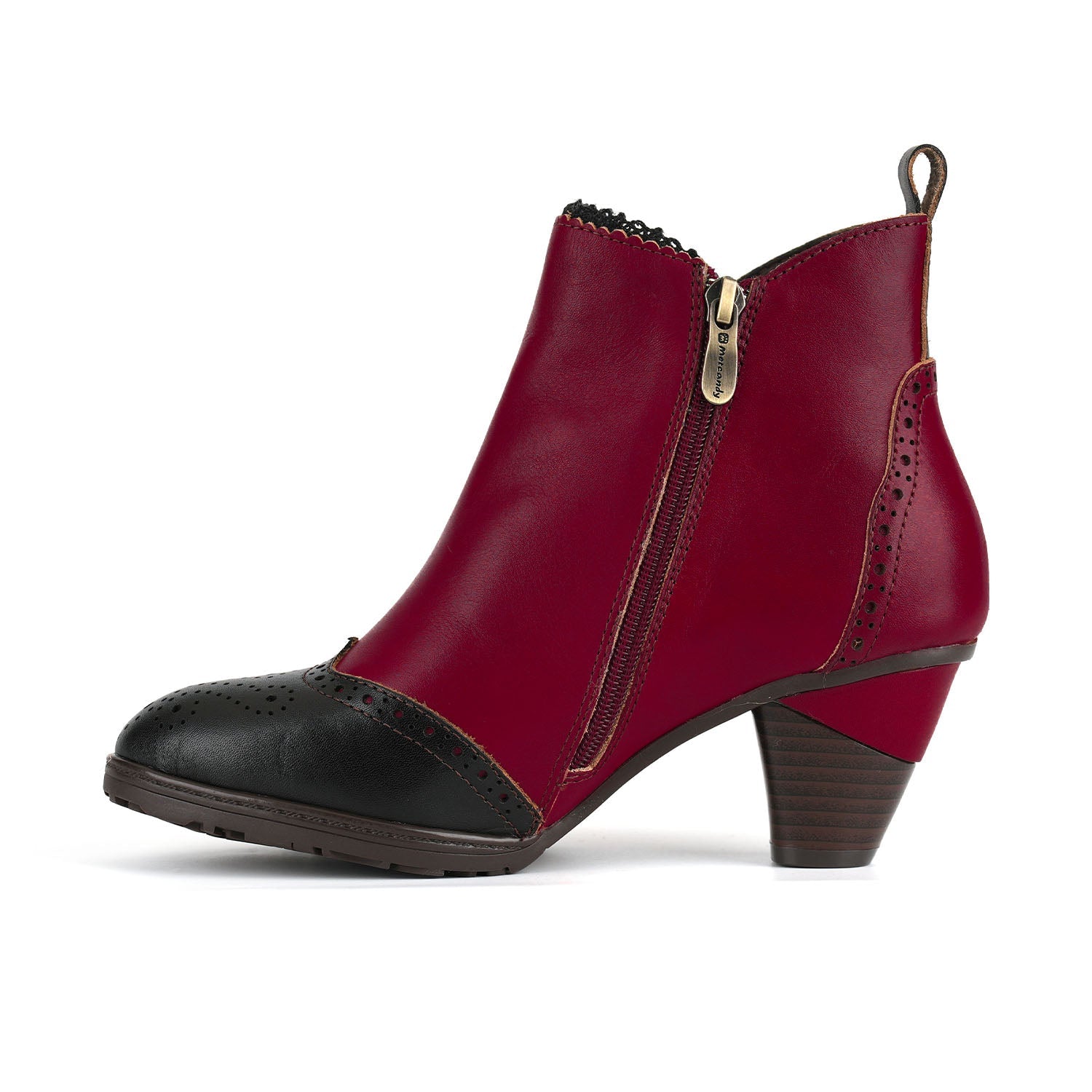 Noble Rose Embroidered Ankle Boots