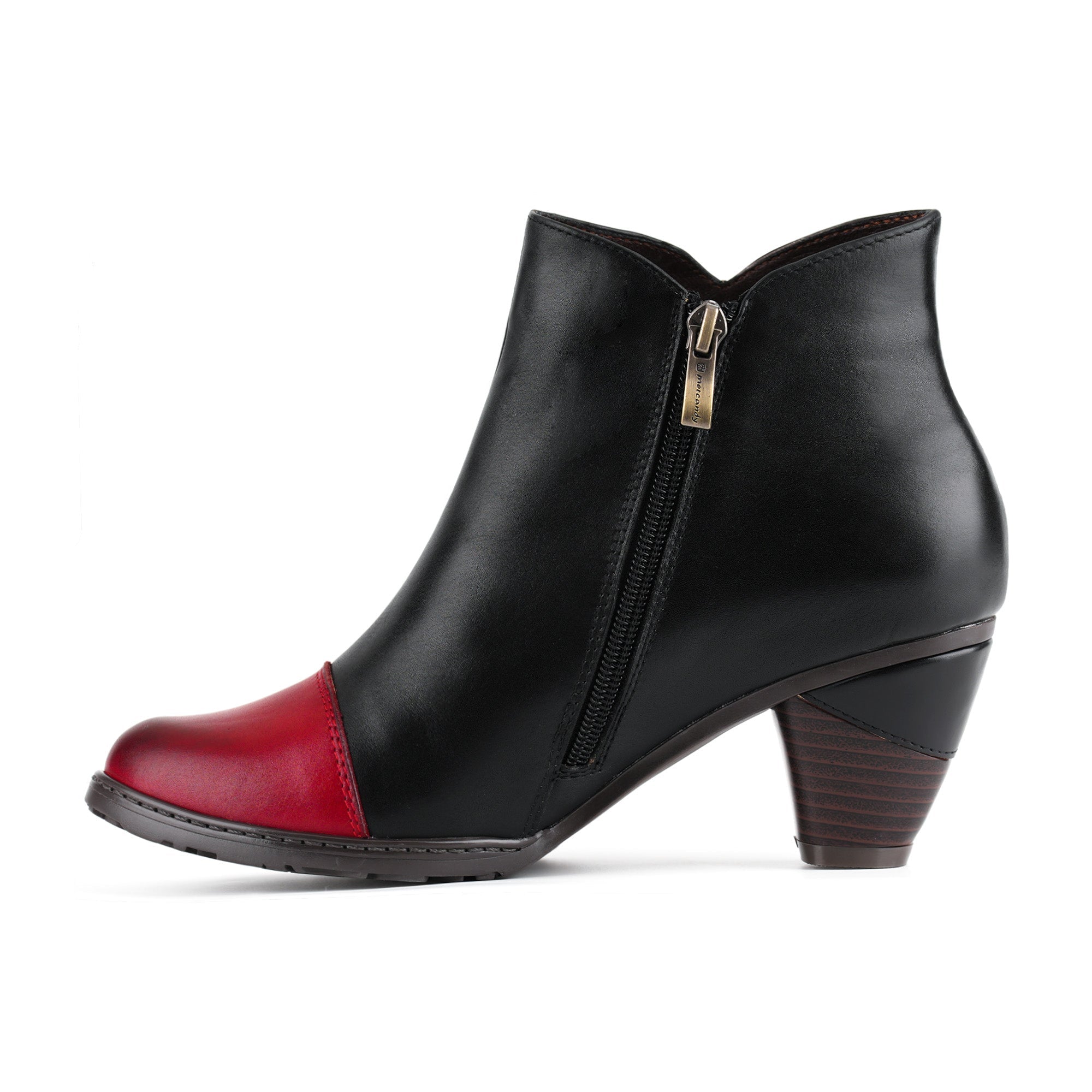 Metcandy Retro Boho Floral Charm Ankle Boots