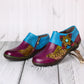 Hand-painted Genuine Leather Comfy Shoes