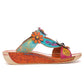 Printed Leather Handmade Sandals