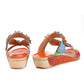 Printed Leather Handmade Sandals