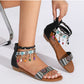 Summer Women's Bohemian Style Beaded Comfort Vacation Sandals