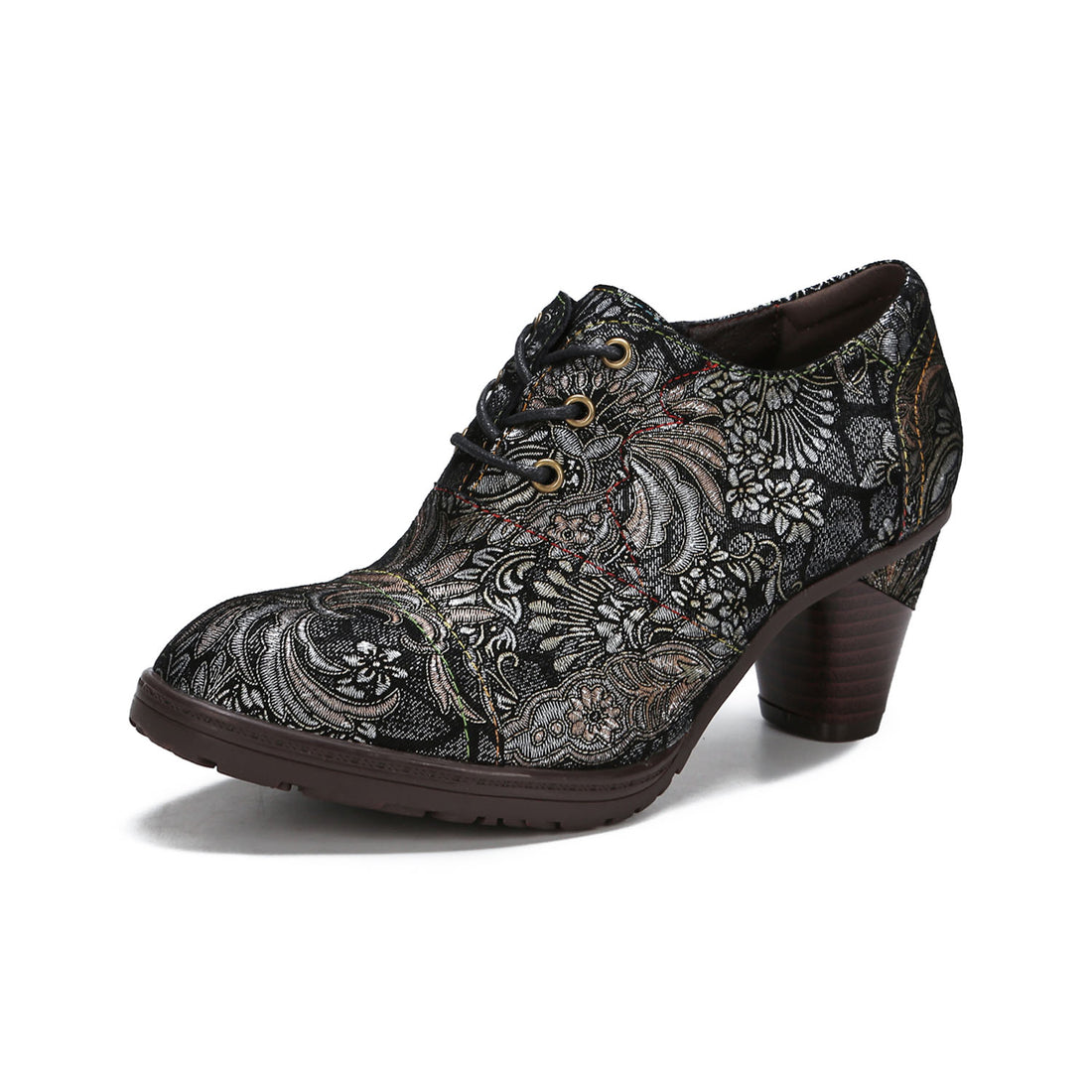 Retro Handmade Elegance Floral Exquisite Pumps