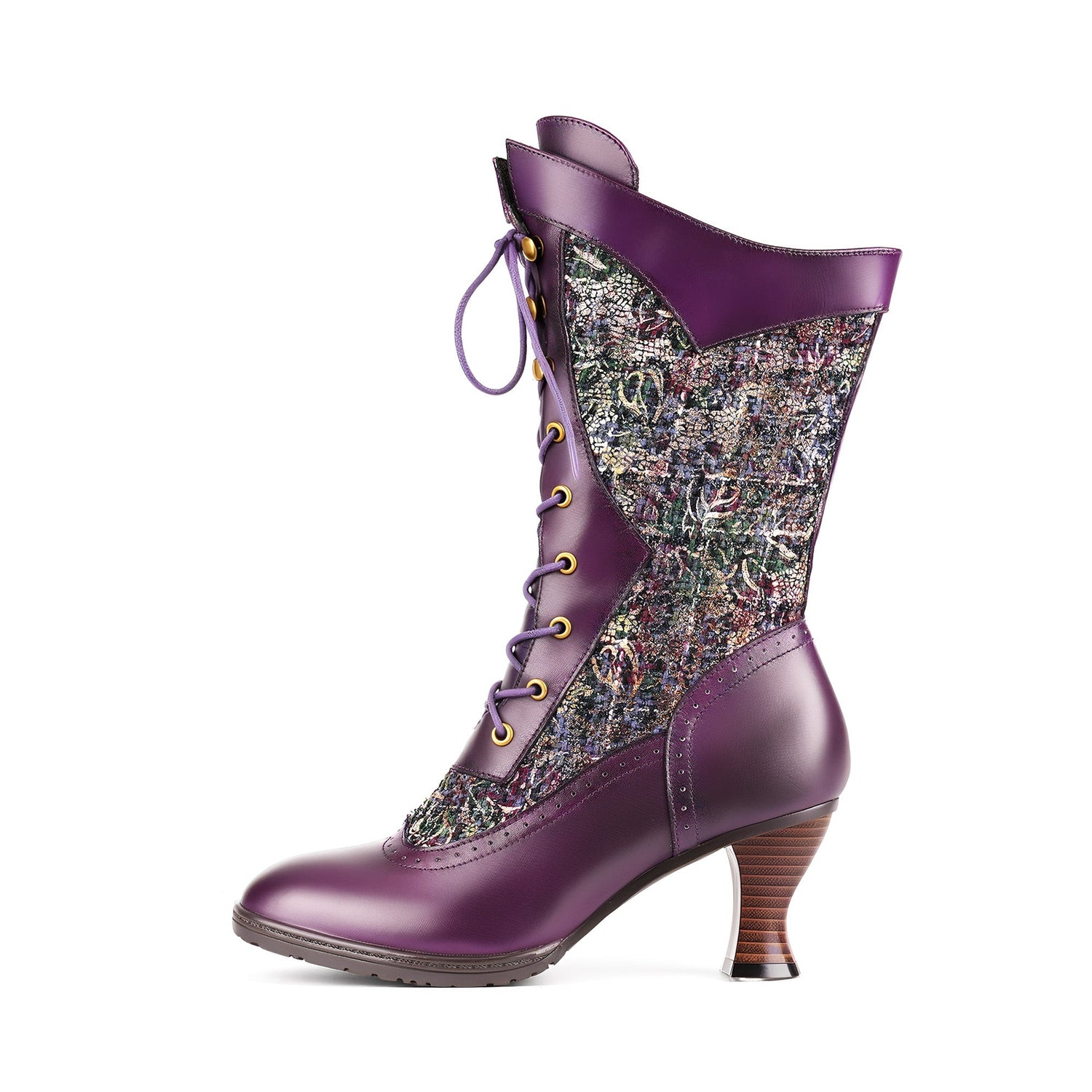 Metcandy Victorian Elegance Mid-Calf Boots