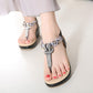 Seaside Rhinestone Woven Sandals