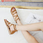 Bohemian Cross Strap Casual Flat Sandals