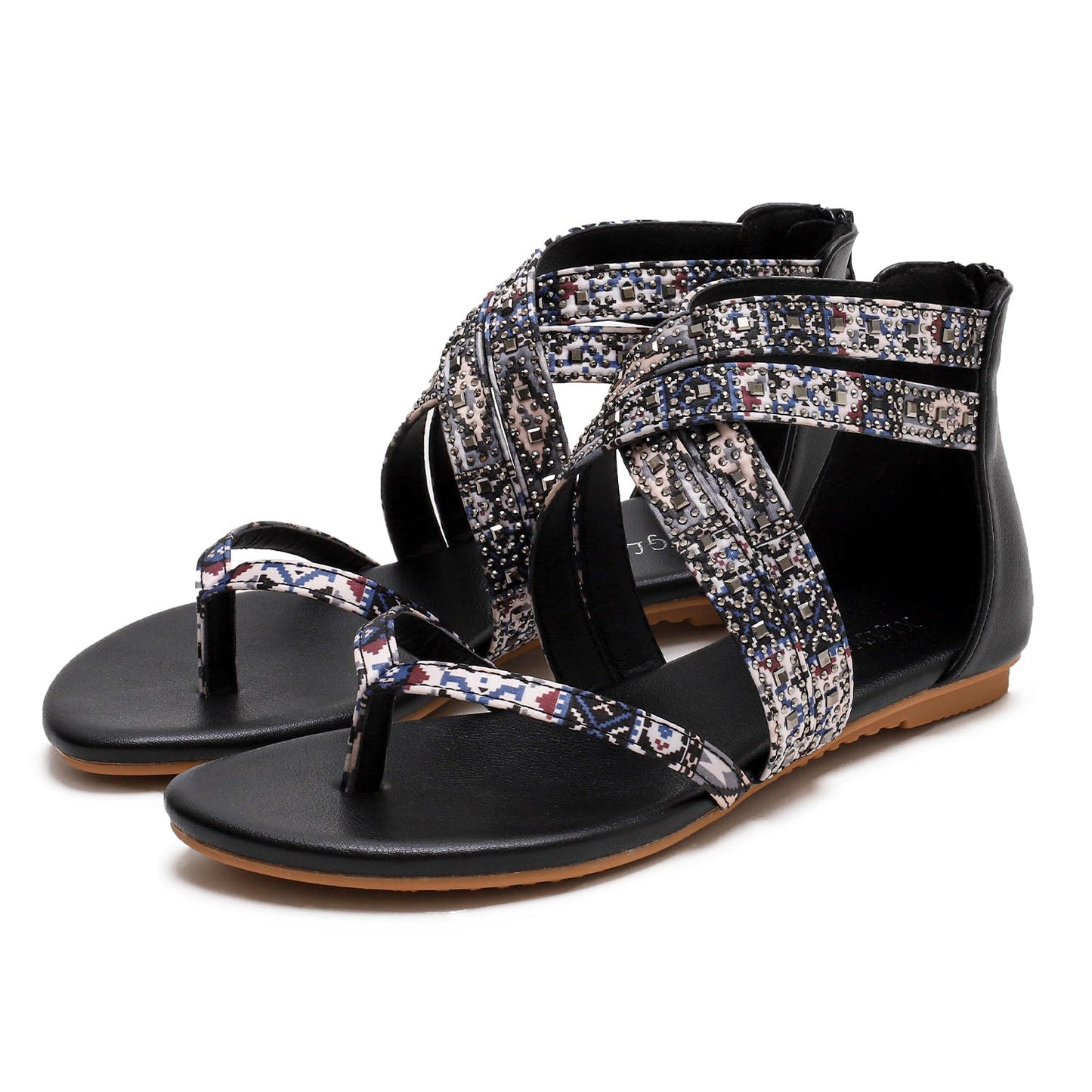 Ethnic Boho Flat Sandals