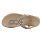 Bohemian Rhinestone Comfortable Vacation Flat Sandals