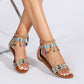 Summer Women's Bohemian Style Beaded Comfort Vacation Sandals