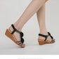 Retro Wedge Flower Comfortable Sandals