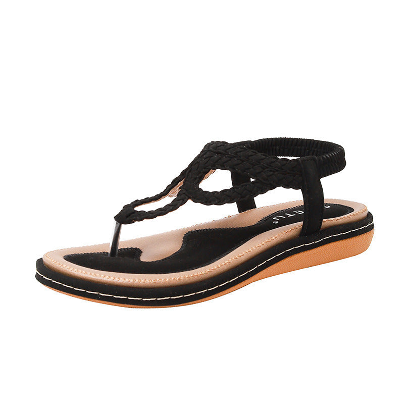 Woven Casual Flat Comfort Sandals