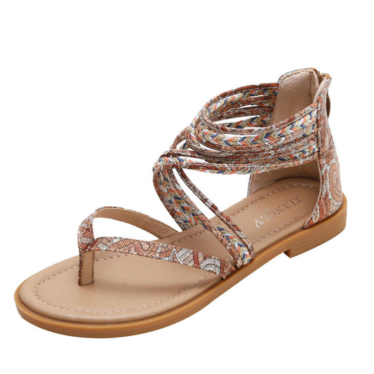 Bohemian Vintage Beach Vacation Sandals