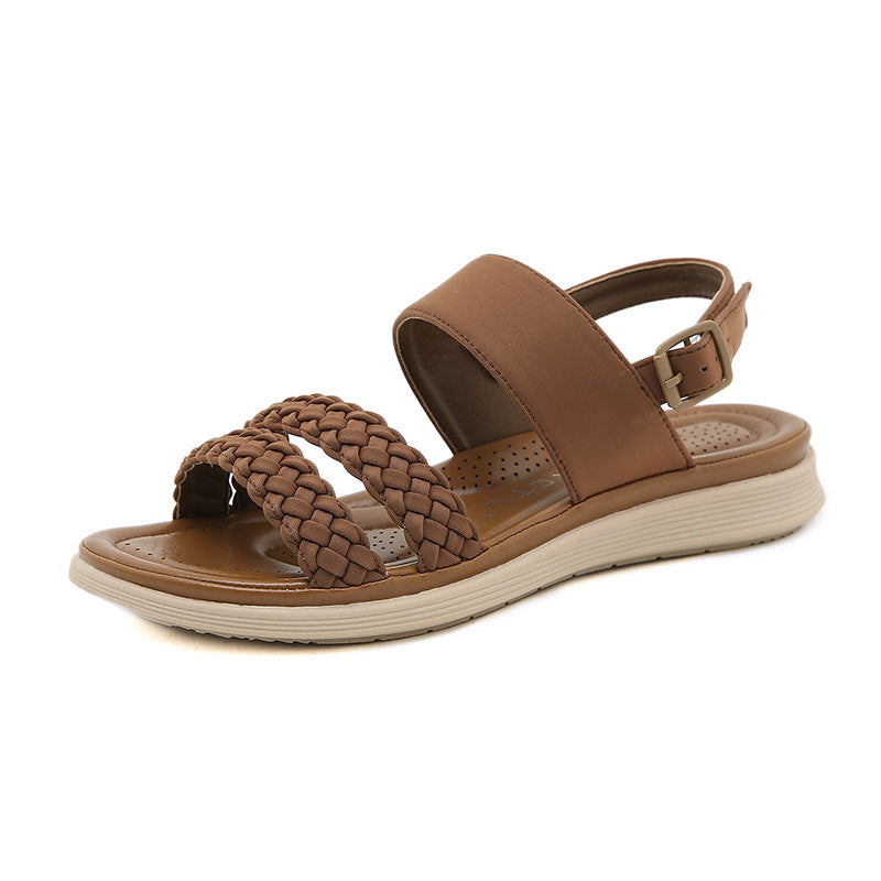 Fashion Retro Woven Comfortable Sandals