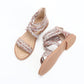 Roman Crisscross Bohemian Beach Sandals