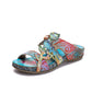 Genuine Leather Hand Painted Sandals