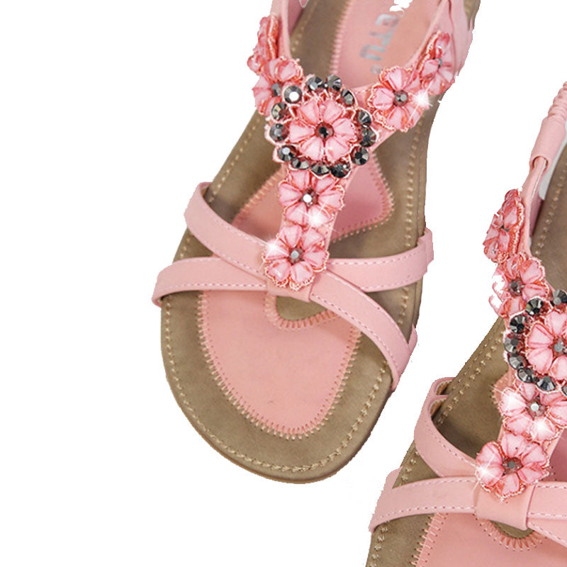 Bohemian Flower Sandals