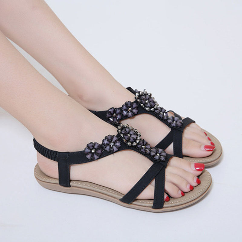 Bohemian Flower Sandals