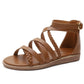 Bohemian Cross Strap Casual Flat Sandals