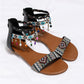 Summer Women's Bohemian Style Beaded Comfort Vacation Sandals