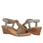 Fashionable Wedge Heel Slip-resistant Commuter Sandals