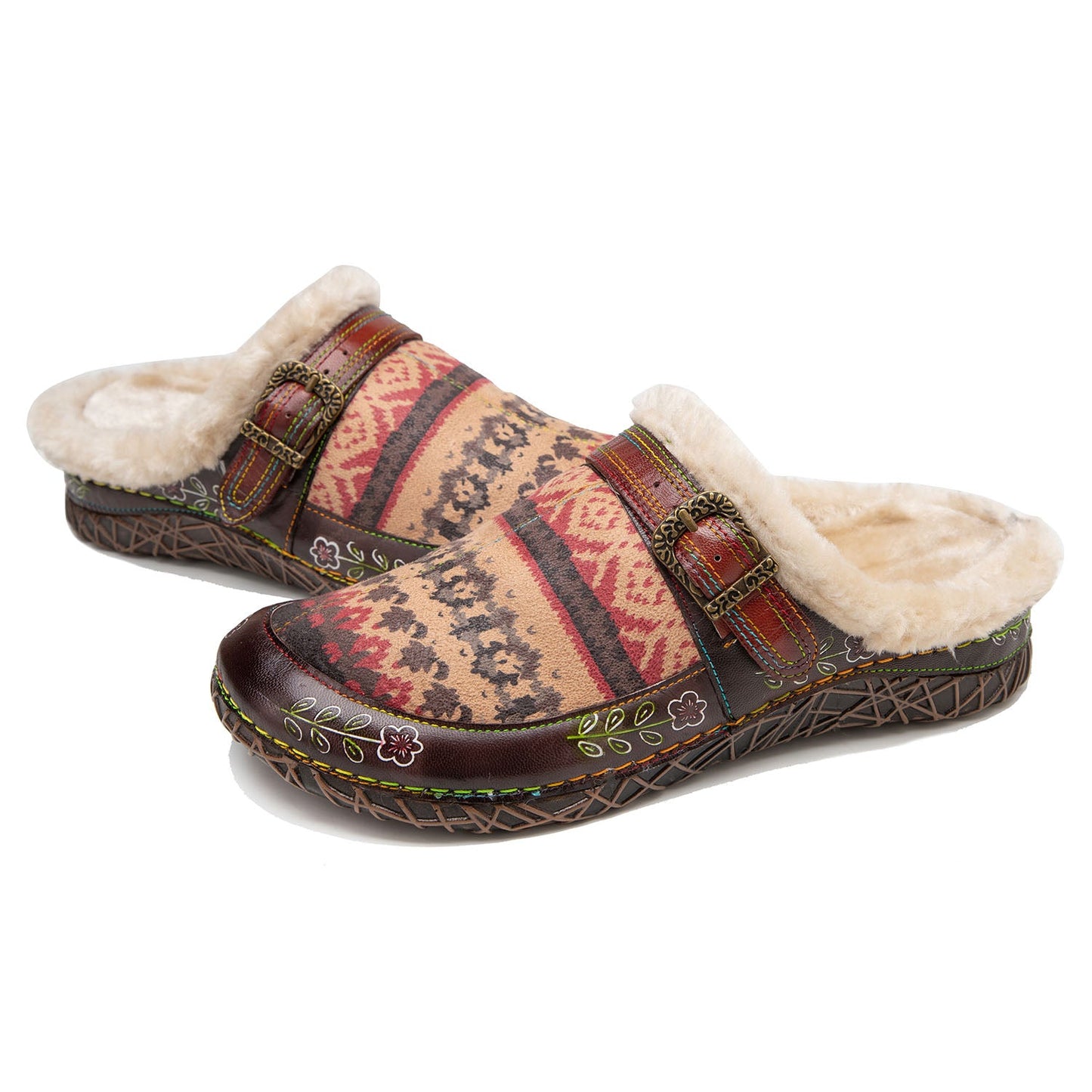 Vintage Comfy Warmth Slippers