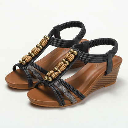 Bohemian Vacation Wedges Sandals