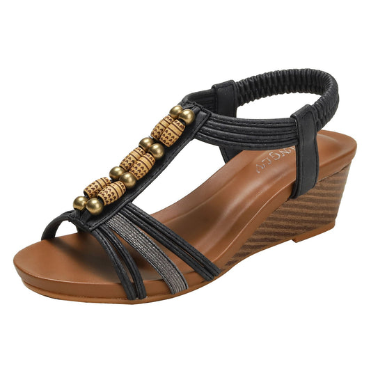 Bohemian Vacation Wedges Sandals