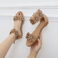 Bohemian Rhinestone Comfort Flat Sandals