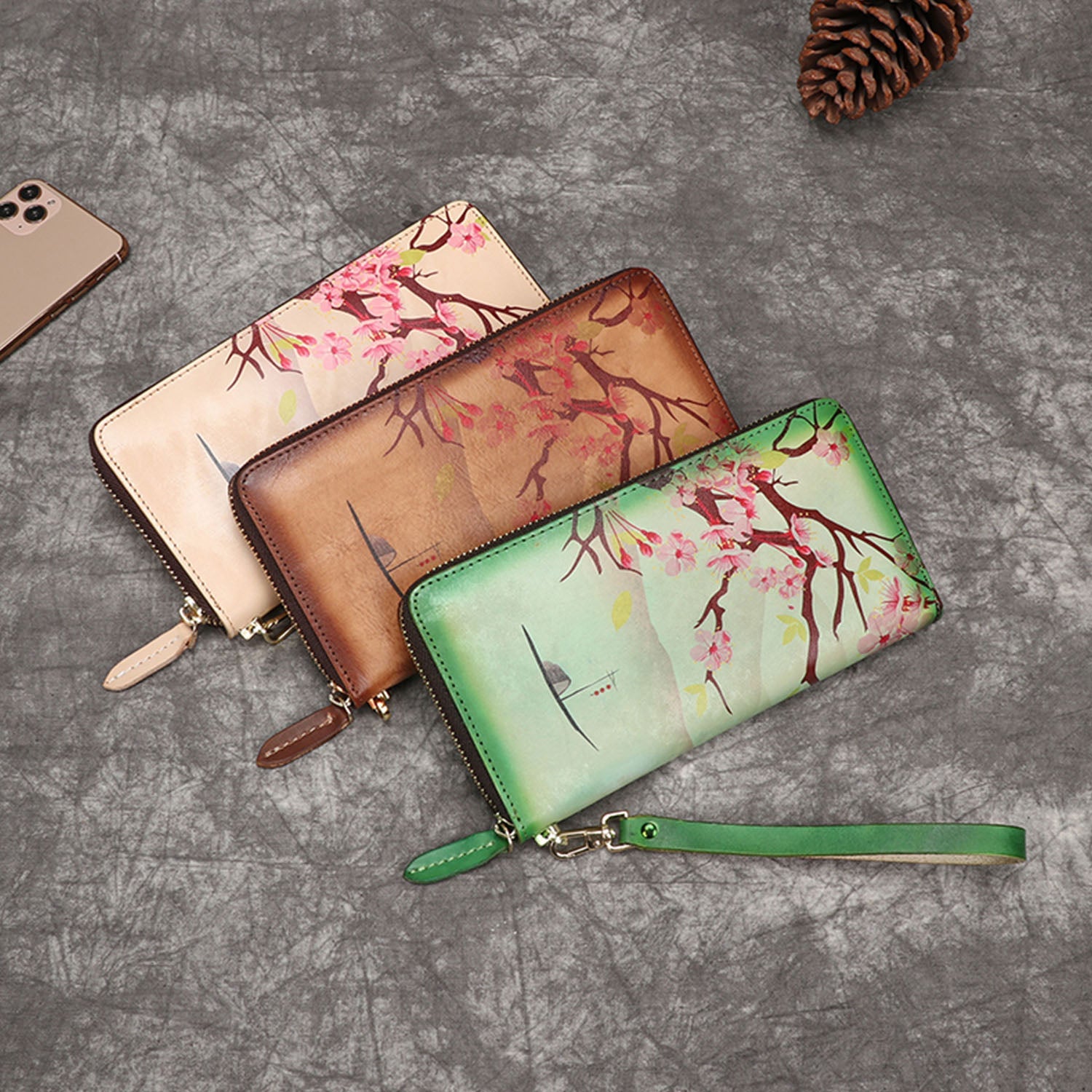 Retro Hand-painting Handmade Wallet