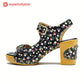 Retro Fashionable Handmade Leather Floral Sandals