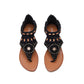 Bohemian Vacation Bead Flat Sandals