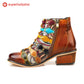 Vintage Handmade Romantic Exquisite Ankle Boots