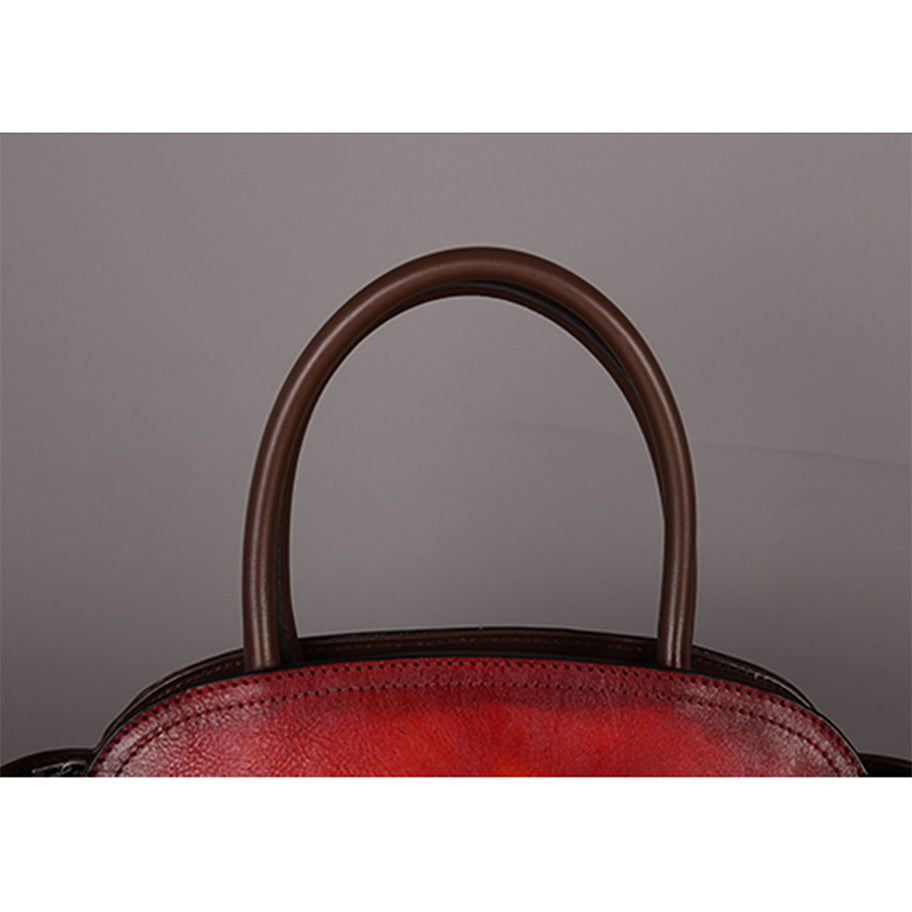 Vintage Handmade Embossed Durable Handbag