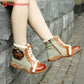 Orange Rose Velvet-Trimmed Walking Shoes