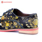 Golden Blossoms Casual Flats